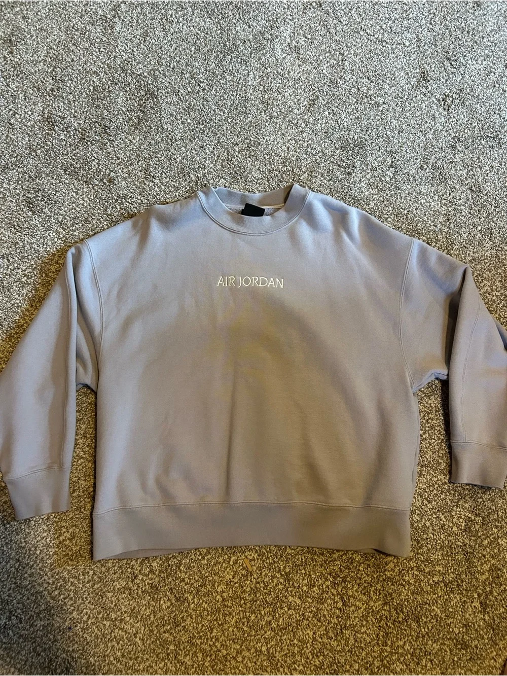 Jordan Men's Crewneck Sweatshirt - Light Lavender Gray